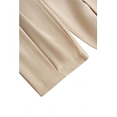 economico Vacanza-Per uomo Pantaloni di lino Pantaloni Pantaloni estivi A cordoncino Vita elastica Liscio Comfort Traspirante Lunghezza intera Informale Giornaliero Per eventi Di tendenza Classico Bianco Blu