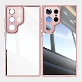 お買い得  サムスン用ケース-電話 ケース 用途 サムスンのギャラクシー S24 S24 Ultra Plus S23 Ultra Plus S23 S25ウルトラ バックカバー カメラレンズプロテクター 耐衝撃 鎧 TPU