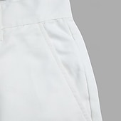 economico Classico-Per uomo Shorts Shorts di Lino Pantaloncini Estivi Tasca Frontale Tinta unica Comodità Traspirante Corto Casuale Quotidiano Vacanza Moda Nero Bianco Inelastico