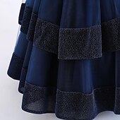 preiswerte Partykleider-kinderkleidung Mädchen Kleid Party Kleid Feste Farbe Ärmellos Besondere Anlässe Geburtstag Elegant Prinzessin Polyester Maxi abendkleider Sommer Frühling 4-13 Jahre Marineblau Grün
