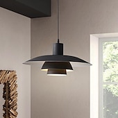 cheap Pendant Lights-LED Pendant Light  Kitchen Island Pendant Lamp 1-Light 30/38 cm Single Design  E27 Metal Painted Finishes Modern Nordic Style Bedroom Office 110-240V