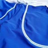 economico Costumi da Bagno per Uomini-Per uomo Boxer da surf Pantaloncini da mare Boxer da mare Collage A cordoncino Vita elastica Color Block Comfort Asciugatura rapida Breve Per eventi Spiaggia Fine settimana Di tendenza Informale