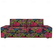 abordables Housse de canapé-Housse de canapé 100% coton en couleur florale matelassée