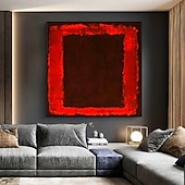 halpa Öljymaalaukset-kuuluisa mark rothko värikäs abstrakti taideteos käsinmaalattu kangasmaalaus moderni seinätaide galleriaan olohuoneen sisustukseen venytetty kehys ripustettava tai kehystämätön