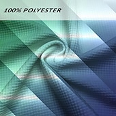 halpa Miesten geometrinen poolo-Miesten Kuvitettu Golfpaita Lyhythihainen Poolopaidat Kauluspaidat Lomavaatteet Rave Wear Juhla-asut Napit 3D-tulostus Kesä Kevät Apila