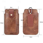 ieftine geanta universala pentru telefon-husă cu buclă pentru telefon mobil pentru bărbați, curea, geantă de talie, poșetă din piele pu, portofel pentru telefon, centură de epocă, teacă de protecție a telefonului mobil