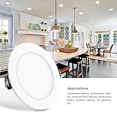 זול נורות ספוט לד-smart rgb תקרה תאורת downlight אור שקוע 5w/10w 85v-265v led צבעוני שלט רחוק תאורה שקועה