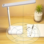 abordables Lampes de bureau-lampe de table pliante lecture usb tactile dimmable protection des yeux lampe de bureau led chambre étudiant lecture veilleuse 3 couleurs lampe de bureau à intensité variable en continu tactile