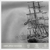 abordables short de survêtement 3d pour hommes-Homme Nautique Voilier Shorts Shorts d'été Short décontracté Taille Moyenne Streetwear Hawaïen Rétro Vintage Occasionnel Quotidien Fête Cordon de serrage Avec Poches Taille Élastique Designer