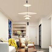 economico Luci Isola cucina-lampada a sospensione a led lampada a sospensione lampada in vetro acrilico metallo moderno lampadario a sospensione lampadari a soffitto camera da letto 85-265v