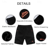baratos Calções de corrida-Homens calções atléticos Shorts ao ar livre Shorts de Trilha Cintura elástica Bolso Com Zíper Tecido Secagem Rápida Alta elasticidade Comprimento do joelho Ao ar livre Diário Streetwear Esportes Moda