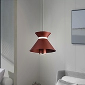 economico Luci a sospensione-lampada a sospensione a led isola cucina lampada a sospensione 1 luce 15 cm design singolo metallo finiture verniciate camera da letto moderna in stile nordico sala da pranzo 110-240v