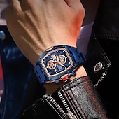 cheap Quartz Watches-MINI FOCUS Men Quartz Watch Outdoor Fashion Casual Wristwatch Luminous Calendar Waterproof Decoration Silicone Gel Watch