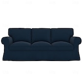 baratos Cobertura de Sofa-Capa de Sofá Cor Sólida Capas Acolchoadas em Veludo