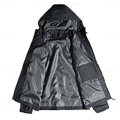 Недорогие Флисовые и 3 в 1 куртки-Муж. Куртка для туризма и прогулок Дождевая куртка для туризма и прогулок Дождевик Весна Осень на открытом воздухе Пэчворк Водонепроницаемость Быстровысыхающий Дышащий Жакет Односторонняя