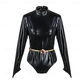 tanie Kostiumy anime-Młodzi Tytani Kruk Anime Kostium Cosplay Płaszcz Stroje Garnitury cosplay Karnawał Bal maskowy Trykot opinający ciało / Śpiochy dla dorosłych Pas Płaszcz Na Damskie Dla dorosłych