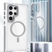 abordables Coques Samsung-téléphone Coque Pour Samsung Galaxy S24 Ultra Plus S23 Ultra Plus S21 FE A55 A35 A25 A15 5G A54 A34 A14 S20 FE S25 Ultra Coque Arriere Transparente Prise en charge de la charge sans fil Antichoc TPU