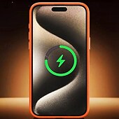 Недорогие Чехлы для iPhone-телефон Кейс для Назначение iPhone i16 15 14 Pro Max Plus 13 12 Pro Max Кейс на заднюю панель С Магсейф Поддержка беспроводной зарядки Защита от удара Ретро ТПУ Кожа PU