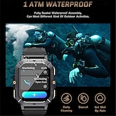 economico Smartwatch-C28 Orologio intelligente 2.02 pollice Intelligente Guarda Bluetooth ECG + PPG Pedometro Avviso di chiamata Compatibile con Android iOS Da donna Da uomo Standby lungo Chiamate in vivavoce Impermeabile