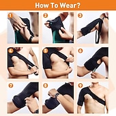 economico Bretelle &amp; Supporti-Tutore per spalla destra da uomo, supporto per cuffia dei rotatori strappata, tutore stabilizzatore per spalla da donna per alleviare il dolore alla spalla