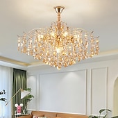 economico Modello sputnik-lampadario a led 42/50/60/80/100 cm 5/8/10/12/15 lampadina non inclusa finitura elettrolitica cristallo metallo stile moderno contemporaneo camera da letto sala da pranzo mini sospensione 110-240 v