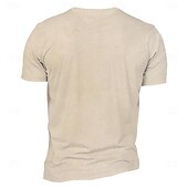 levne Vlastenecké tričko pro veterány-Den veteránů Pánské patriotické veterán s grafickým motocyklem tričko tričko s krátkým rukávem 3D potisk crew neck tričko návrhář retro vintage street běžné každodenní khaki letní jaro oblečení