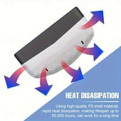 abordables Appliques d&#039;extérieur-Lampe de marche solaire 1 pièce, lumière de pont solaire étanche pour l&#039;extérieur, lumière de clôture illumine votre cour, lueur d&#039;angle rgb120