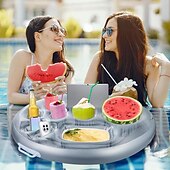 Недорогие Спорт и отдых на свежем воздухе-Всё для игры с водой Надувные игрушки и бассейны Сад Круглый Надувной Бассейн Нетоксичный Геометрический узор PVC Пляж Креатив на открытом воздухе лето Все Детские Взрослые