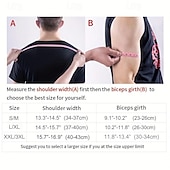 cheap Braces &amp; Supports-Double Shoulder Brace Sports Rotator Cuff Support Brace Belt, Double Elastic Adjustable Bandage Cross Compression for Men and Women for Back Pain