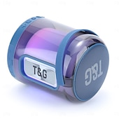 Χαμηλού Κόστους Ηχεία-T&amp;G TG376 Ηχείο Bluetooth Bluetooth Φωτιστικό LED Μίνι Στερεοφωνικός ήχος Ομιλητής Για PC Φορητός Υπολογιστής Κινητό Τηλέφωνο