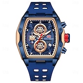 cheap Quartz Watches-MINI FOCUS Men Quartz Watch Outdoor Fashion Casual Wristwatch Luminous Calendar Waterproof Decoration Silicone Gel Watch