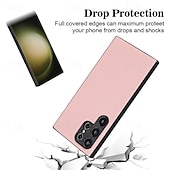 levne Pouzdra pro Samsung-telefon Carcasă Pro Samsung Galaxy S24 Ultra Plus S23 Ultra Plus S22 Plus Ultra A55 A35 A25 A15 5G A54 A34 A14 A53 A33 A23 A13 S25 Ultra Zadní kryt Nárazuvzdorné Retro TPU PU kůže