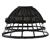 ieftine fustă de sub-Cosplay Lolita Lungime Genunchi Combinezon tutu Sub Fusta Prințesă Costume de fancy Pentru femei Mascaradă Petrecere Petrecerea Burlăcițelor Adulți Combinezon