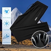 baratos Partes inferiores-Homens Calças de acampamento Calça verão calças ao ar livre Cintura elástica Bolso Com Zíper Punho com Elástico Tecido Secagem Rápida Alta elasticidade Ao ar livre Diário Streetwear Esportes Moda