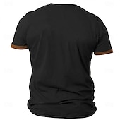 economico Magliette vintage-Per uomo Grafico Nave Bussola Maglietta maglietta Stampa 3D Girocollo Camicia Moda Athleisure Stile da Strada Streetwear Quotidiano Nero Marrone Estate Primavera Abbigliamento S M L XL XXL XXXL