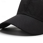 economico Cappellino da baseball da uomo-Per uomo Cappellino da baseball Cappello da sole Cappello da camionista Bianco Kaki Poliestere Di tendenza Informale Strada Giornaliero Liscio Regolabile Crema solare Traspirante