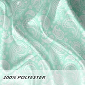 halpa Miesten satiinipaita-Miesten Satiini paita Pukupaita Button Up paita Muodollinen Loma Punastuvan vaaleanpunainen Apila Pitkähihainen Sänkyjen avaus Kesä Kevät Vaatetus Napit