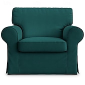 cheap Sofa Cover-Cotton 1 Seat Chair Sofa Cover with Cushion Cover , Replacement  Armchair Cover 1 Seat Couch Slipcover for Dogs, Replacement Sofa Furniture Protector  LITB PRIME cover Ektcover