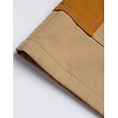 economico Classico-Per uomo Pantaloncini modello cargo Pantaloncini Collage Multi tasca Color Block Indossabile Breve Informale Giornaliero Per eventi Di tendenza Classico Nero Verde