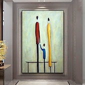 cheap Oil Paintings-Mintura Handmade Abstract Figure Oil Paintings On Canvas Wall Art Decoration Modern Picture For Home Decor Rolled Frameless Unstretched Painting
