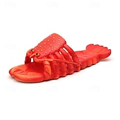 preiswerte Badezimmer-Organizer-Hai-Hausschuhe Kreativität Komfort lustige Hummer-Hausschuhe große Größe Hausschuhe, Pool, Strand &amp;Duschschuhe Freizeitschuhe Sandalen für Männer und Frauen &amp;Kinder Sommer Sandalen