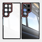 お買い得  サムスン用ケース-電話 ケース 用途 サムスンのギャラクシー S24 S24 Ultra Plus S23 Ultra Plus S23 S25ウルトラ バックカバー カメラレンズプロテクター 耐衝撃 鎧 TPU
