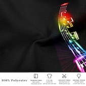 preiswerte Bedruckte Freizeithosen für Herren-Herren Grafik Freizeithose Mittlere Taille Urlaub Gerader Schnitt Sommer Frühling 3D-Druck Schwarz