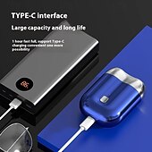 お買い得  その他クリーニング用品-男性用ミニ電動旅行用カミソリ USB充電式カミソリ 洗える刃 顔用 ひげ用カミソリ ポケット 車用 家庭用カミソリ