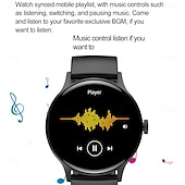 tanie Smartwatche-696 HK30 Inteligentny zegarek 1.43 in Inteligentny zegarek Bluetooth EKG + PPG Krokomierz Powiadamianie o połączeniu telefonicznym Kompatybilny z Android iOS Damskie Męskie Odbieranie bez użycia rąk