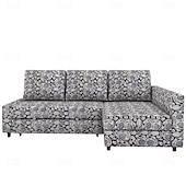 economico Copridivano-Copertura per divano letto 100% cotone coperture quilted floreali colorate con braccioli