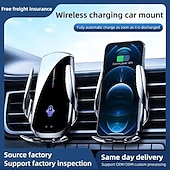 cheap Car Holder-FYAUTOPER  Car wireless charging mobile phone stand outlet automatic induction open and close car fast charge navigation stand