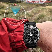 billiga Smarta klockor-696 NX18Pro Smart klocka 1.5 tum Smart Klocka Blåtand EKG + PPG Stegräknare Samtalspåminnelse Kompatibel med Android iOS Dam Herr Handsfreesamtal Meddelandepåminnelse IP 67 48mm klockfodral