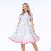 cheap Petticoat-Retro Vintage 1950s Petticoat Hoop Skirt Tutu Under Skirt Princess Women&#039;s Halloween Carnival Masquerade Party / Evening Bachelorette Party Adults Skirts