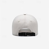 preiswerte Baseballkappe für Herren-Herren Cap Basecap Sonnenhut Kappe Schwarz Weiß Polyester Modisch Brautkleider schlicht Strasse Täglich Feste Farbe Einstellbar Sonnenschutz Atmungsaktiv